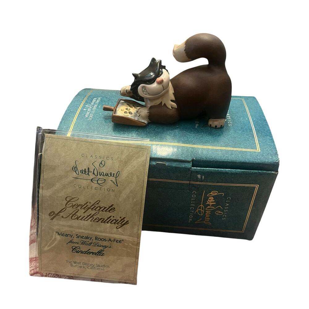 Vintage WDCC Lucifer "Mean, Sneaky, Roos-a-fee" Figurine Cinderella